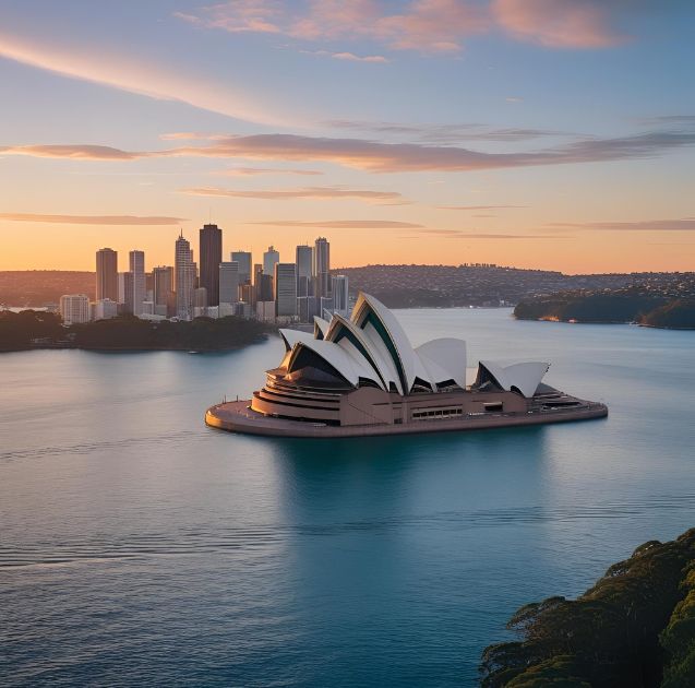 Arrival in Sydney