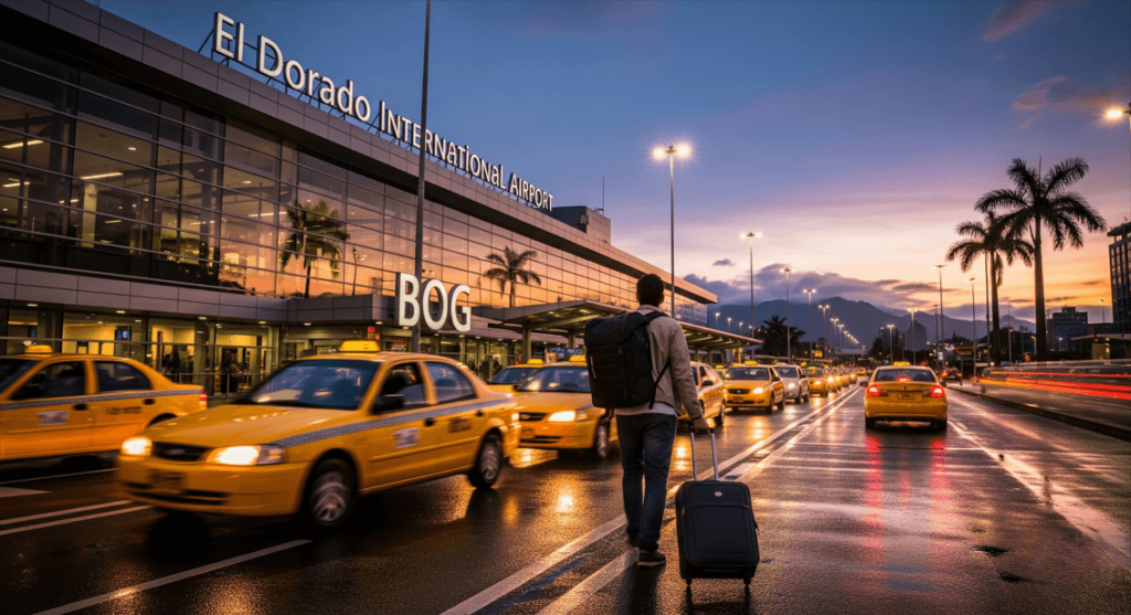 Arrive in Bogotá