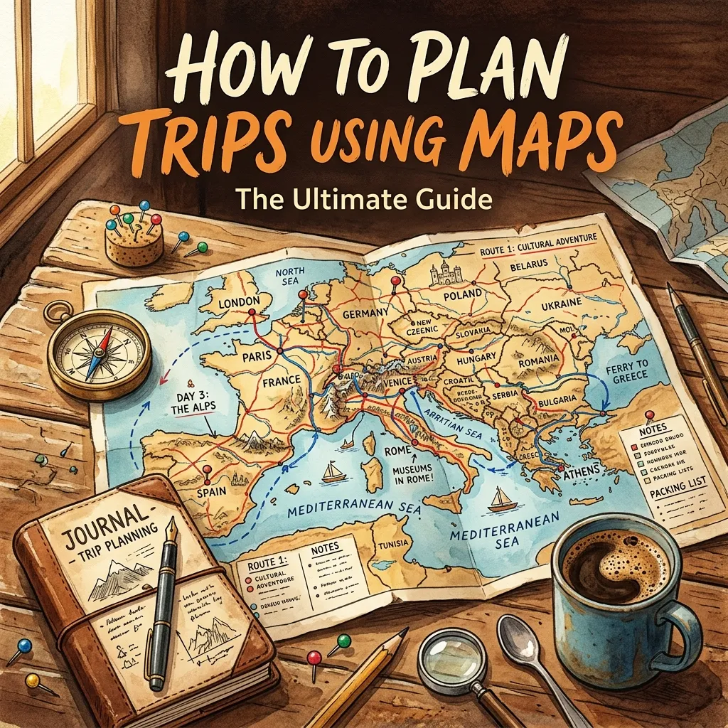 How to Plan Trips Using Maps The Ultimate Guide